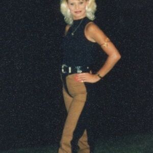 Rockies Two-Tone Bootcut Riding Pants in Tan and Black